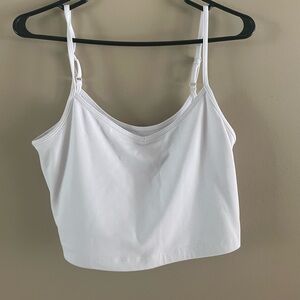 Crisp White Cropped Cami